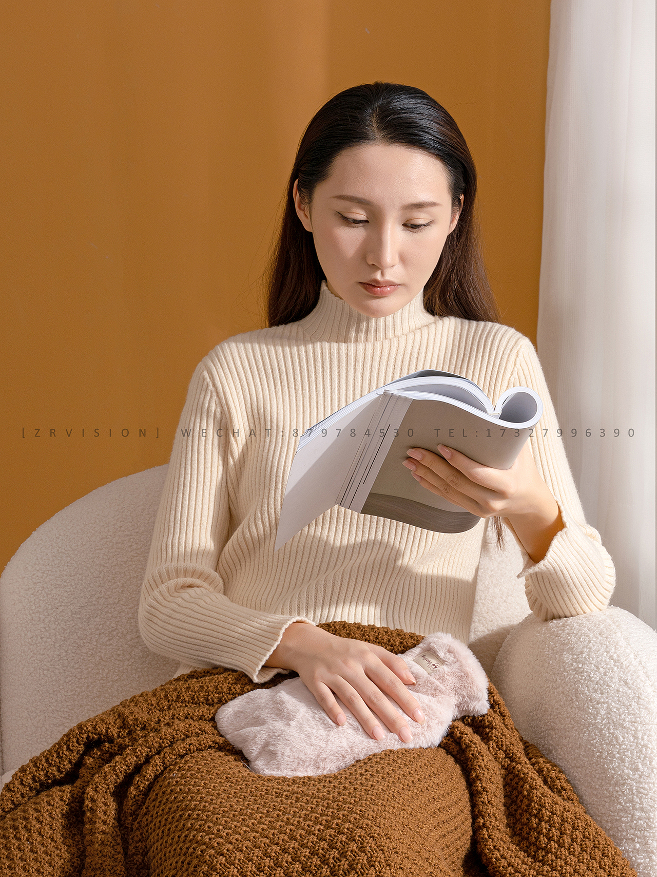 热水袋暖手宝电商产品静物模特拍摄