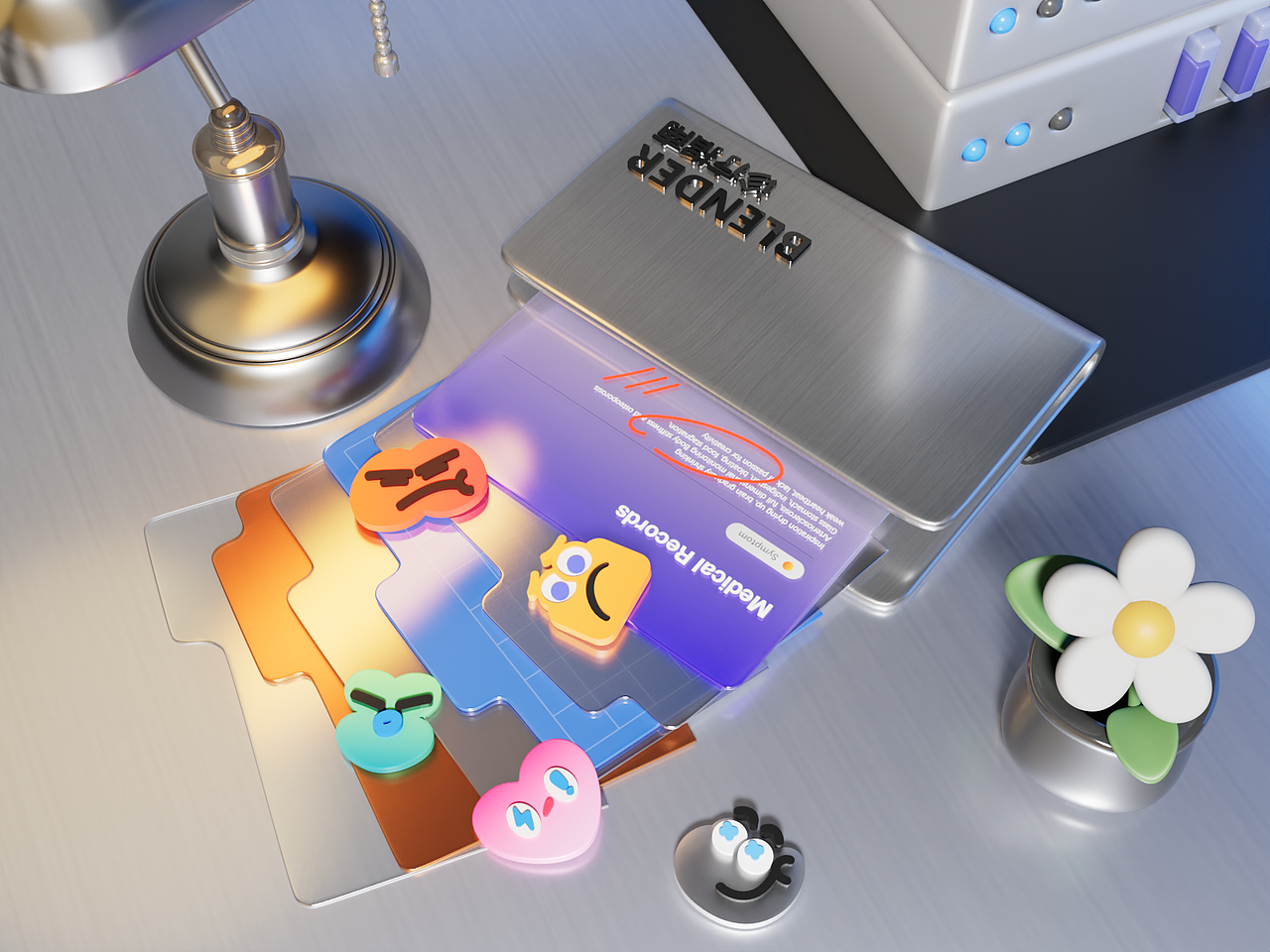 dinlab x 麦箱鱼2023年度总结（三维篇）（图ZMzYyNTM3OTA0） - 人物/生物 - 站酷设计师麦箱鱼原创素材 - 站酷ZCOOL