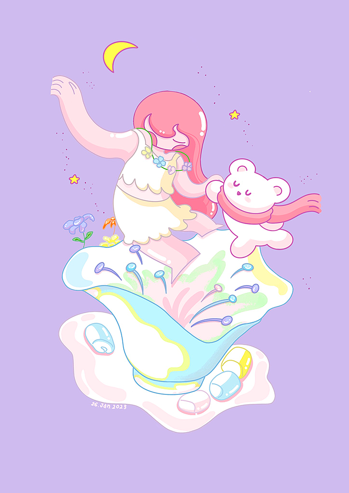 轻轻的一个吻
已经打动我的心<br>深深的一段情<br>叫我思念到如今 ​​​<br><br>《月亮代表我的心》