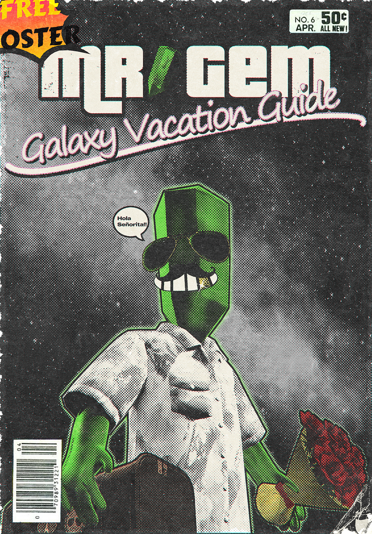 “宝石先生·银河度假指南”|NFT数字艺术藏品IP设计