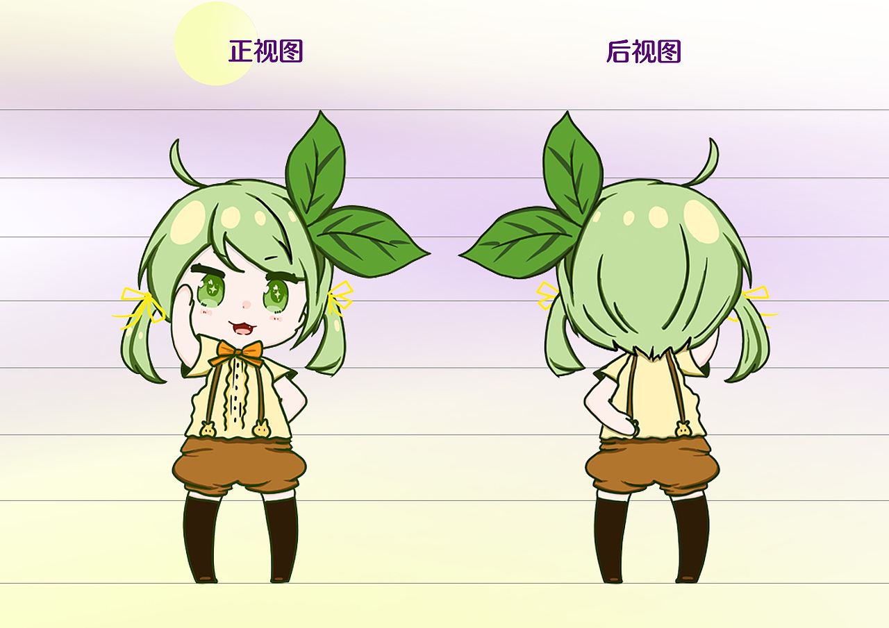 ip设计作业——一叶子品牌ip形象设计（图ZMzI4Nzk3MDEy） - IP形象 - 站酷设计师Yuukoooooo原创素材 - 站酷ZCOOL