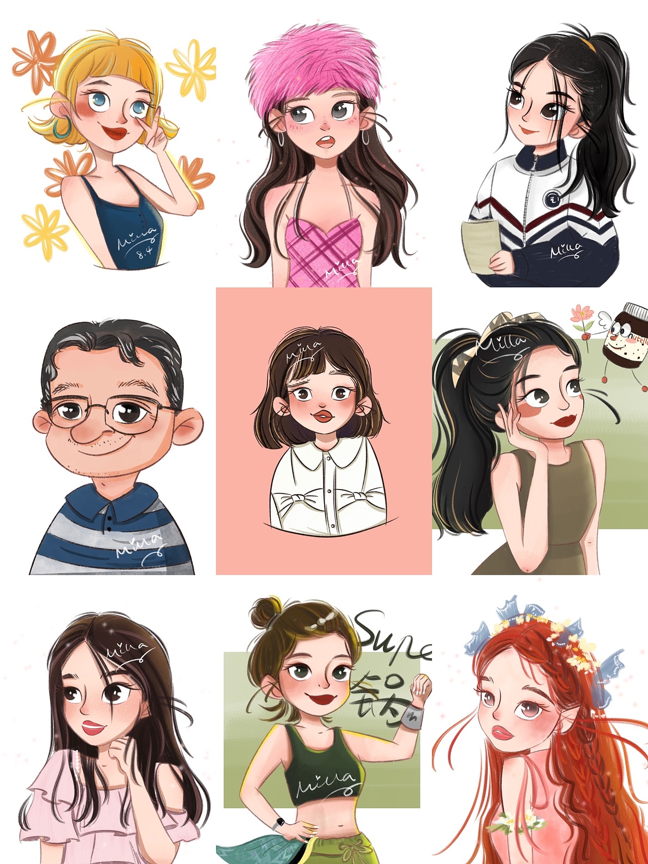 2021插画练习总结