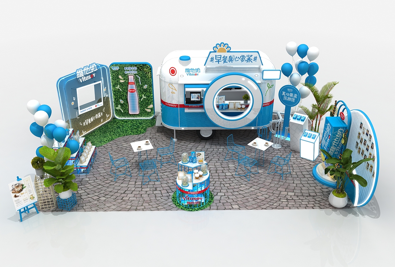 快餐车快闪路演（图ZMzY0MDc4NjQ4） - 场景 - 站酷设计师铁血柔情真汉子原创素材 - 站酷ZCOOL