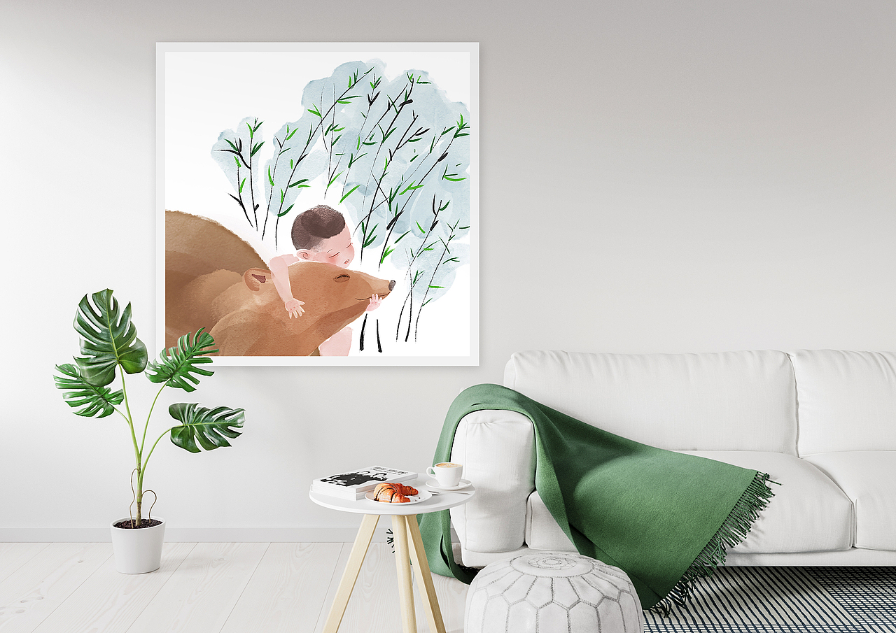 小暖孩系列插画