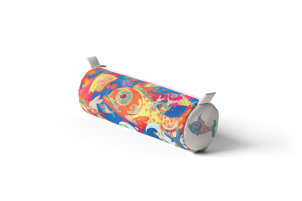 "彩兔"问俗新年插画系列