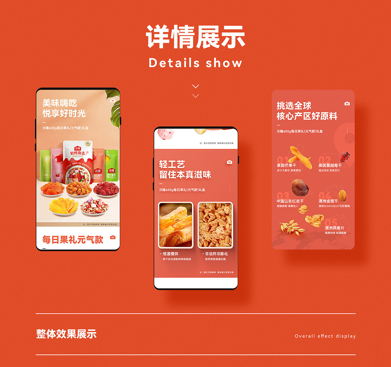 一组果干系列设计