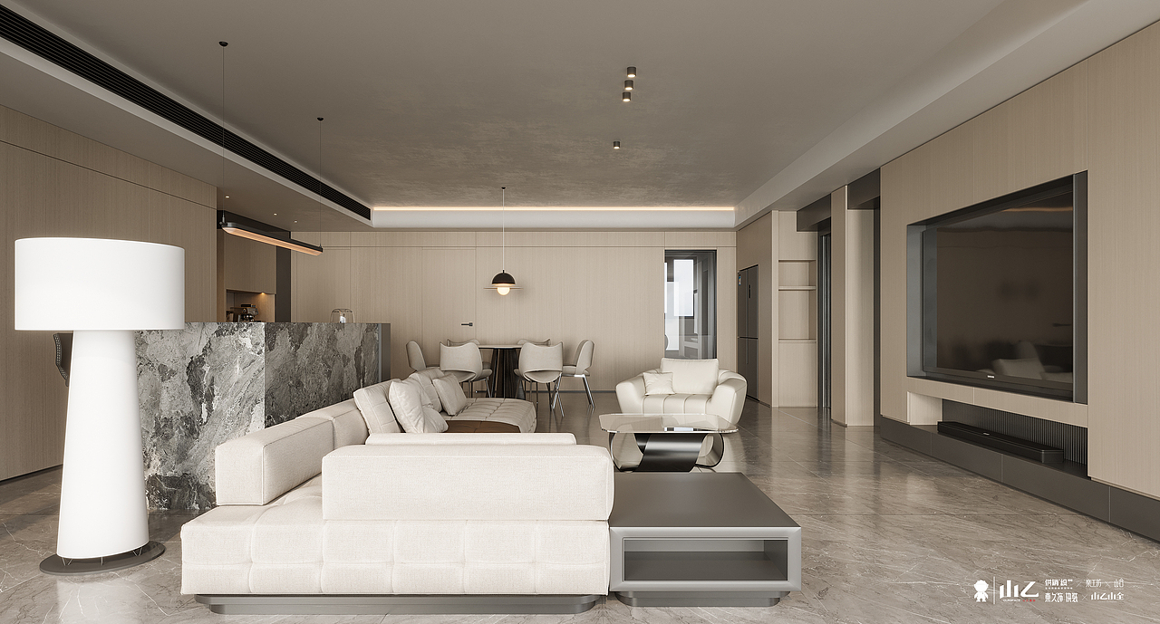 山乙建设丨绿地V岛精装房（图ZMzQ3NzQ1MTg0） - 家装设计 - 站酷设计师山乙建设原创素材 - 站酷ZCOOL