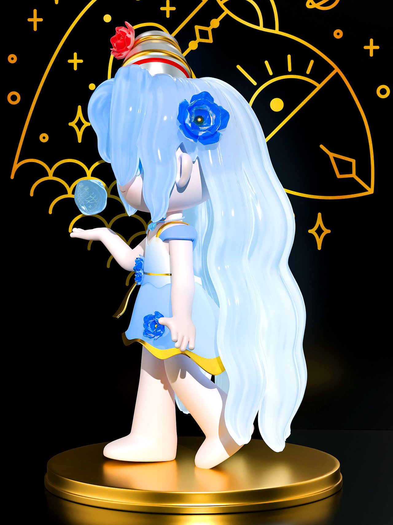 Blender第四课原创IP~「水瓶座」