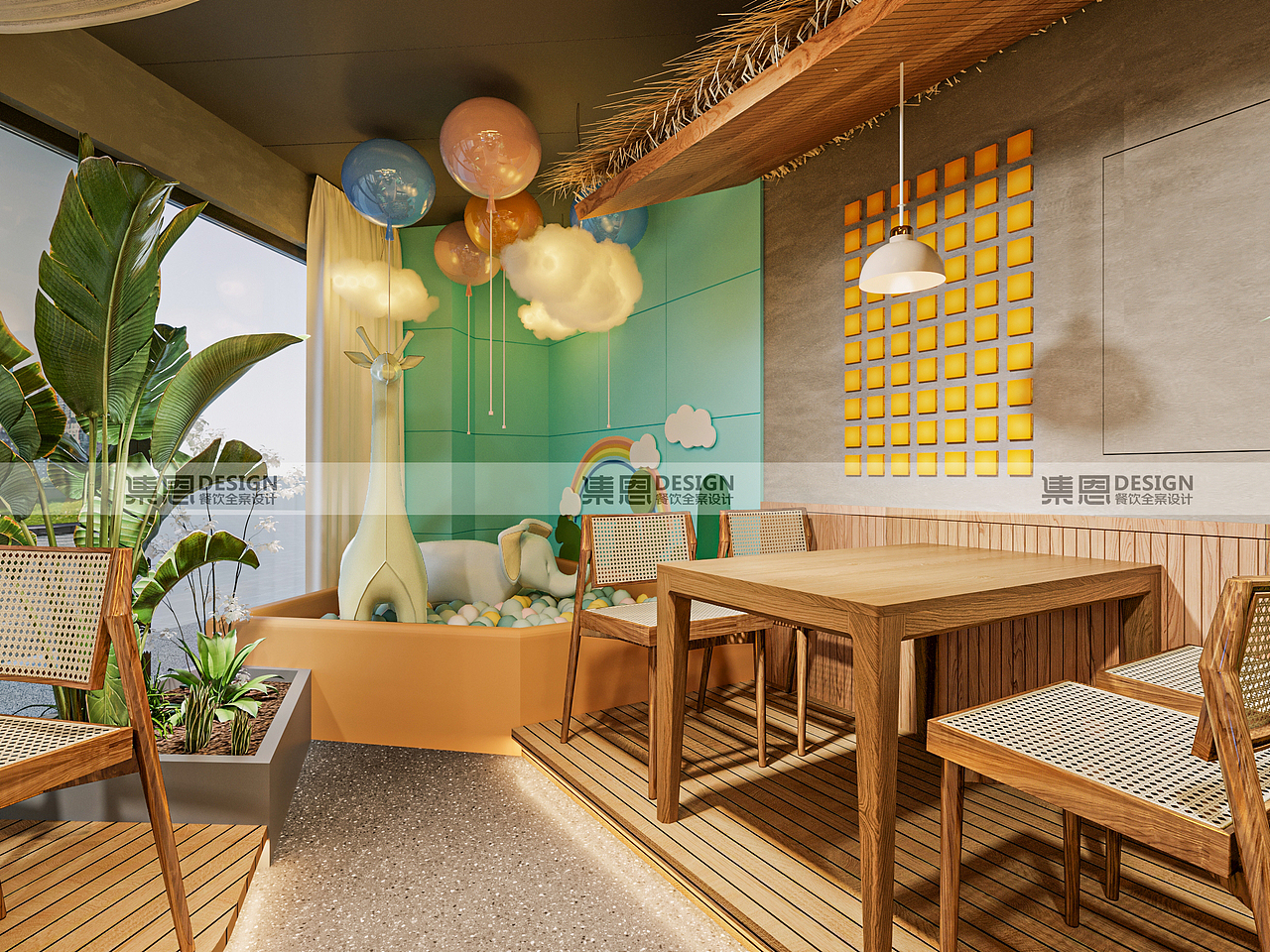 天幕·露营式烧烤主题餐厅（图ZMzEzNzU3Njky） - 酒店餐饮设计 - 站酷设计师集恩餐饮全案设计原创素材 - 站酷ZCOOL