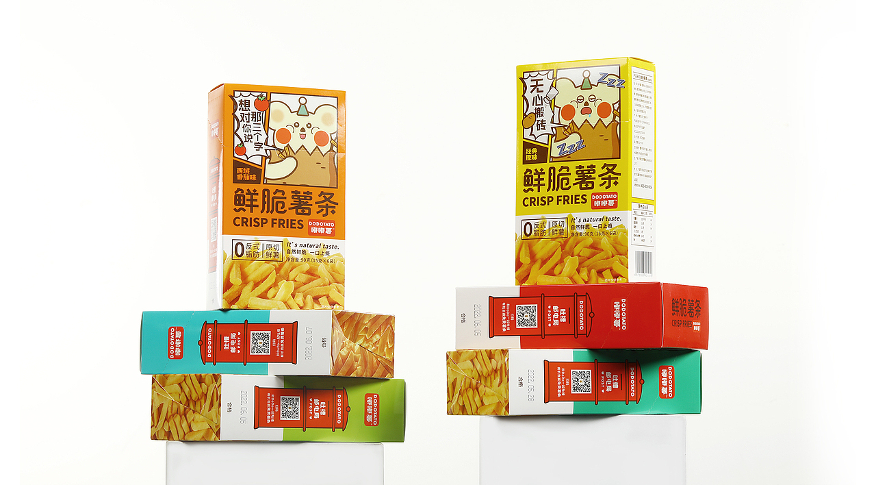 嘟嘟薯丨休闲零食品牌全案塑造VIS策划设计IP设计（图ZMzQ3NzA4MDky） - 品牌 - 站酷设计师深林品牌原创素材 - 站酷ZCOOL