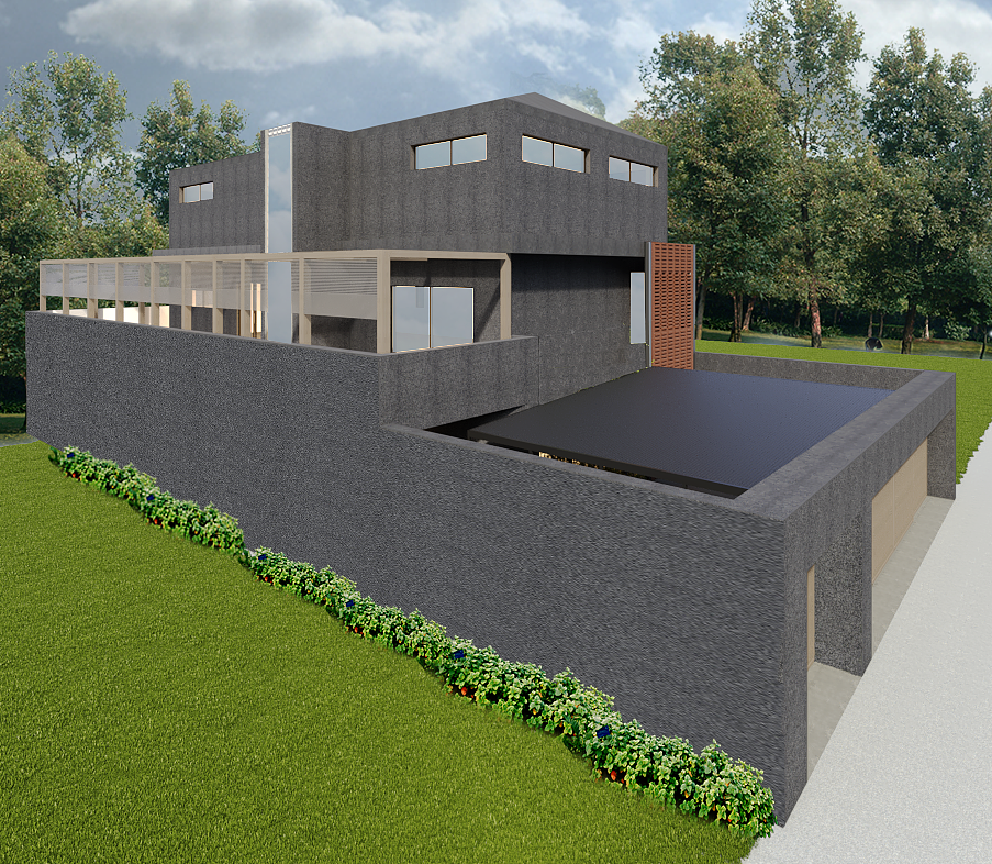 台北市大湖山庄别墅的建筑外墙设计（图ZMzQ4Mzc5MjUy） - 建筑设计 - 站酷设计师室内设计师王文豪原创素材 - 站酷ZCOOL