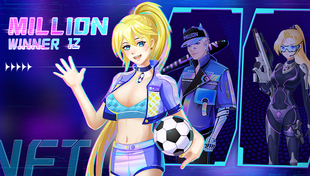 【百万赢家MILLION WINNER app】—NFT立绘图标设计