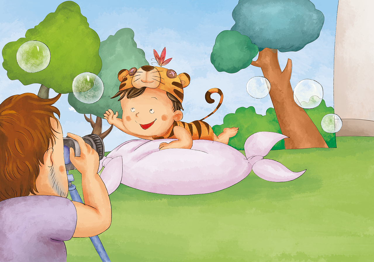 兒童插畫(huà)上色（圖ZMzIzMDc5Mjcy） - 概念設(shè)定 - 站酷設(shè)計(jì)師自由插畫(huà)師原創(chuàng)素材 - 站酷ZCOOL