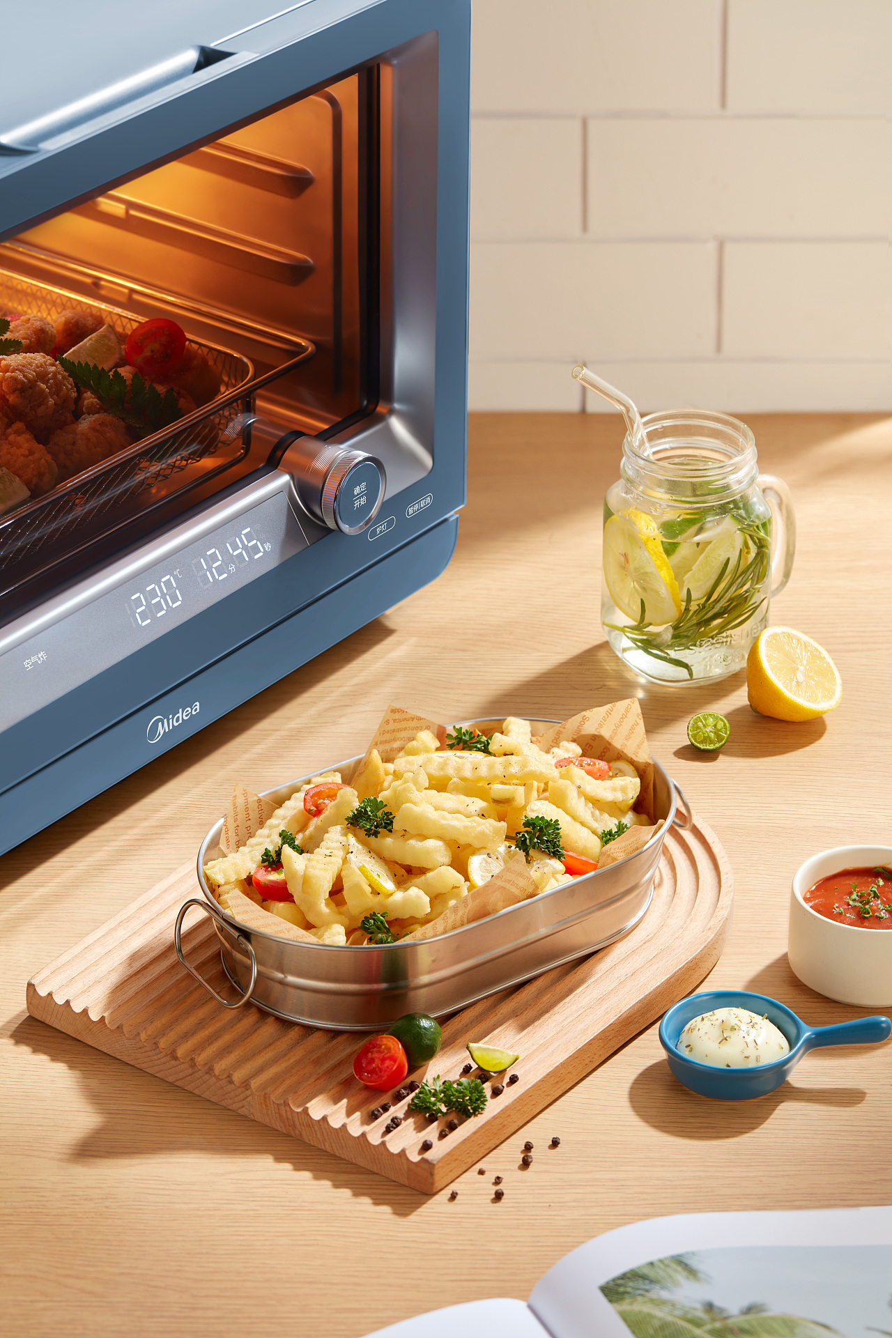 电器摄影 | 美的 S5 Fry蒸烤箱海报拍摄 | CYC