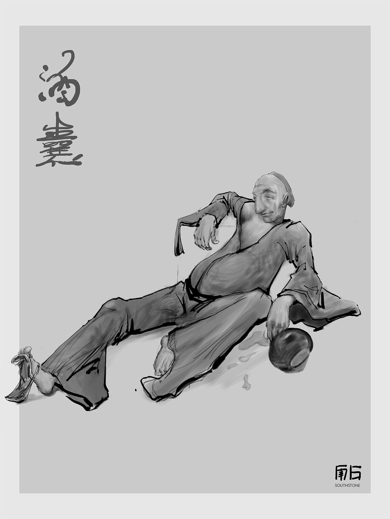 見众生（图ZMzQ1NzUyMjI0） - 艺术插画 - 站酷设计师南石原创素材 - 站酷ZCOOL