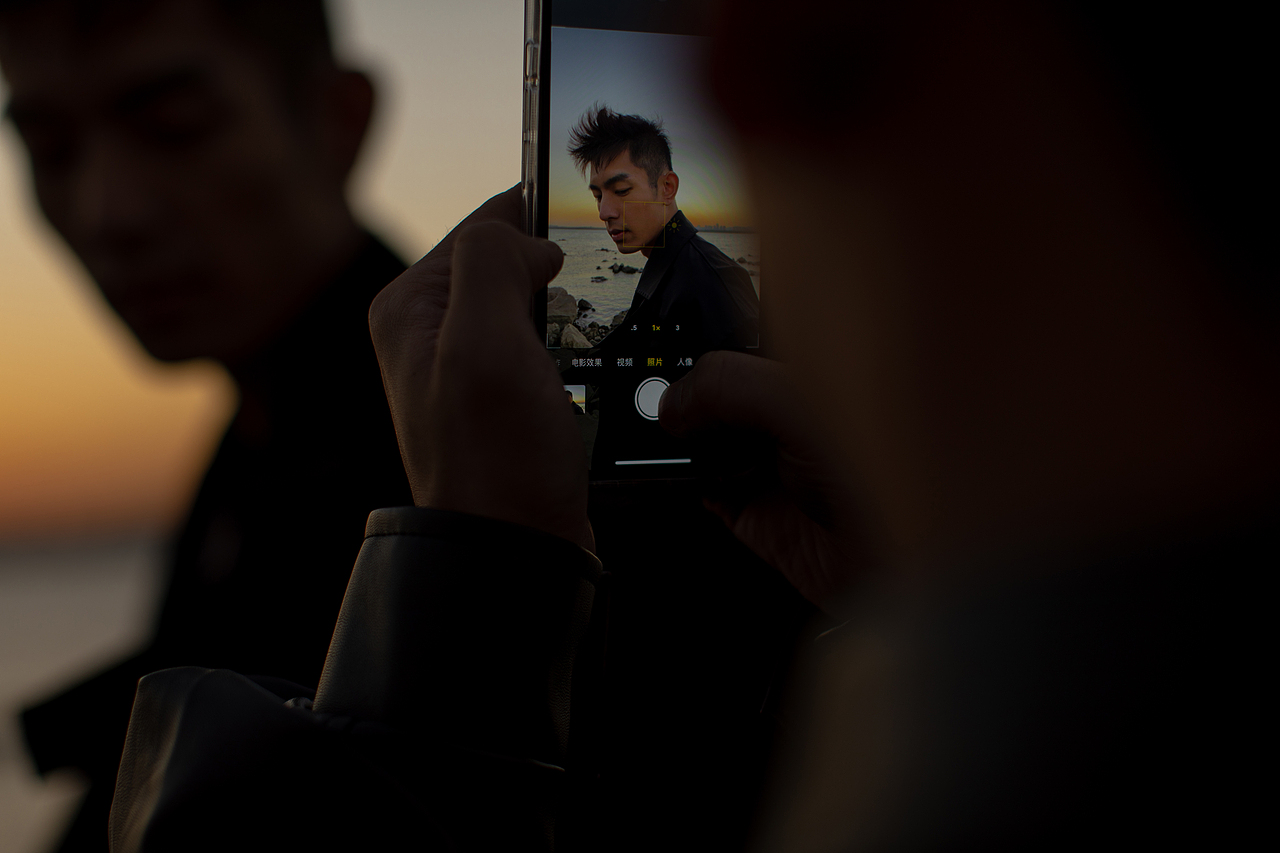 沉溺于橘色的晚风