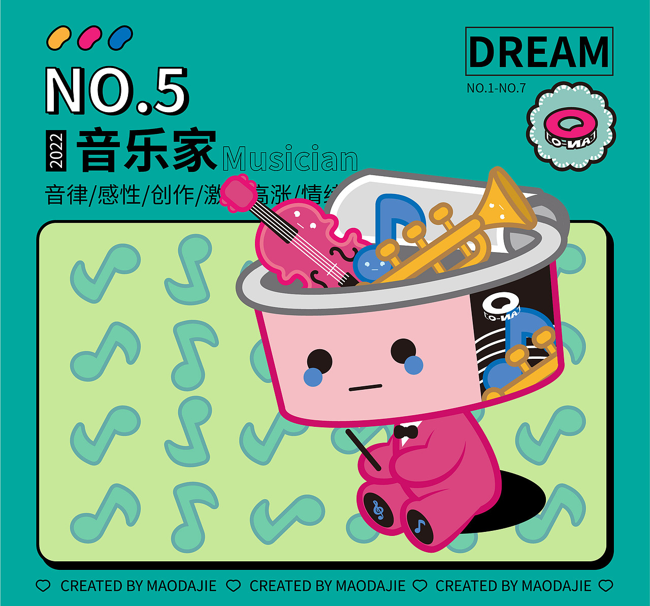 #WOW CO-CAN.DREAM（图ZMzE5NjU2Njk2） - IP形象 - 站酷设计师猫打劫原创素材 - 站酷ZCOOL