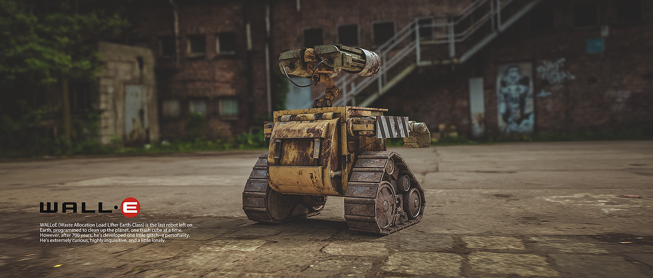 瓦力_三维渲染（图ZMzQyMTIzNDUy） - 场景 - 站酷设计师的你来了原创素材 - 站酷ZCOOL