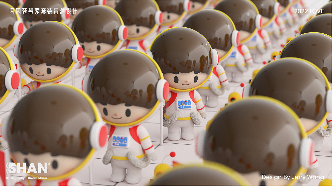 C4D IP设计 《闪闪梦想家》（图ZMzA3MzY0ODQ4） - 人物/生物 - 站酷设计师墨黛jerry原创素材 - 站酷ZCOOL
