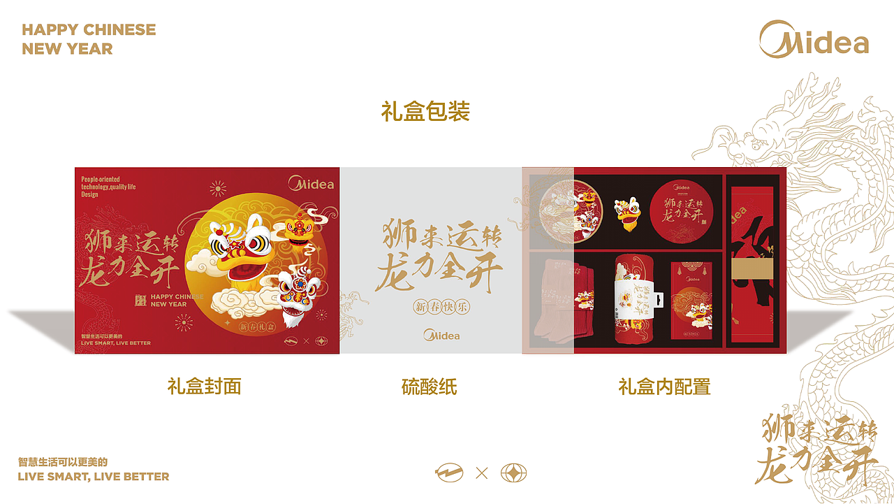 美的2024新年礼盒(比稿作品)