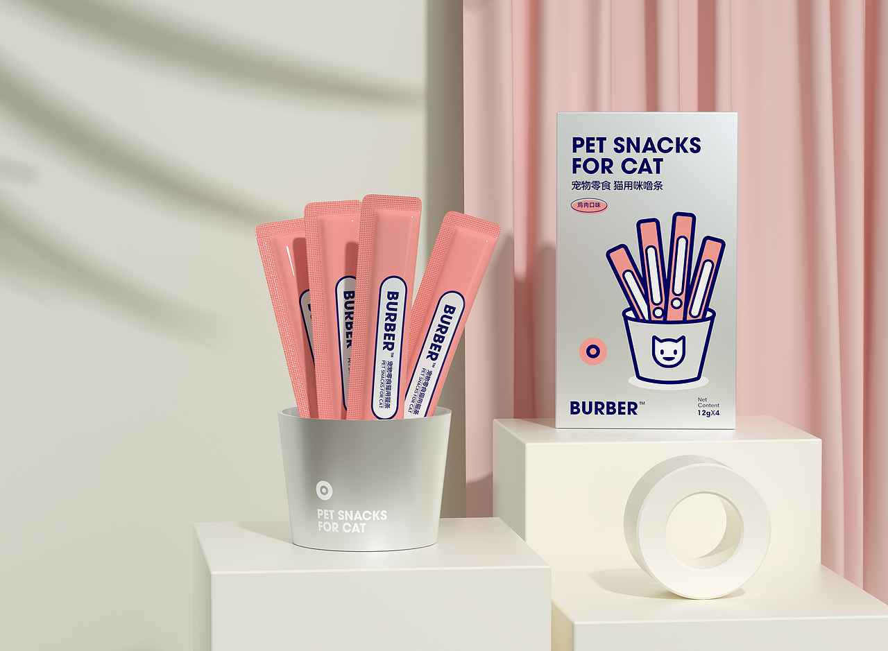 宠物食品 |猫 品牌 包装设计 猫条 零食（图ZMzAwNzA2NjYw） - 包装 - 站酷设计师大臣品牌设计原创素材 - 站酷ZCOOL