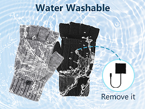 半指加热手套 亚马逊主图 A+