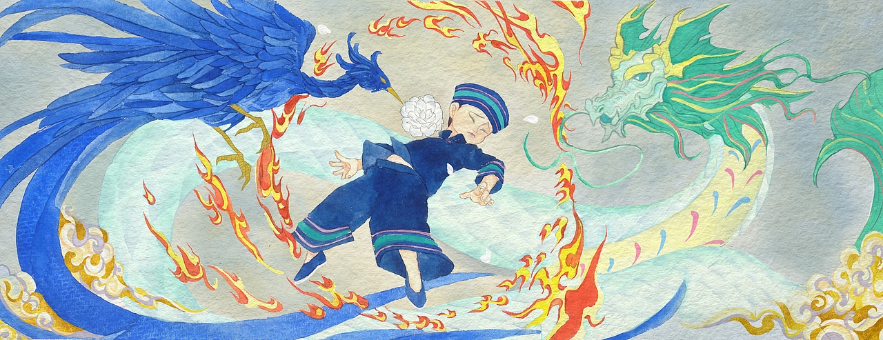 但火焰同样灼烧了龙王宝,夺走了他的生命