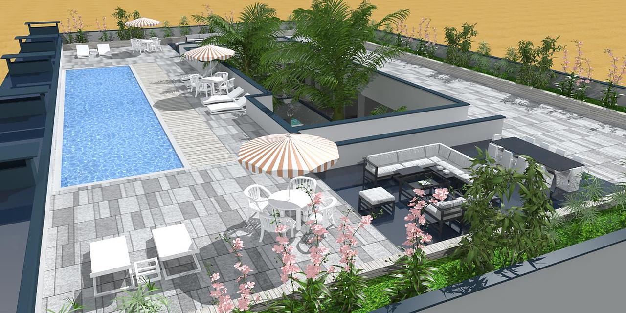 空中四合院儿,农村自建房设计