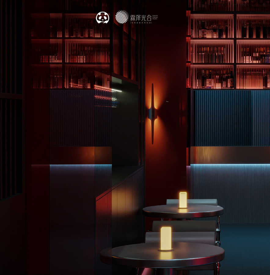 酒吧效果图表现 | 黑夜释放躁动的DNA（图ZMzcwMjgxODI0） - 商业空间设计 - 站酷设计师重庆黑白画影原创素材 - 站酷ZCOOL