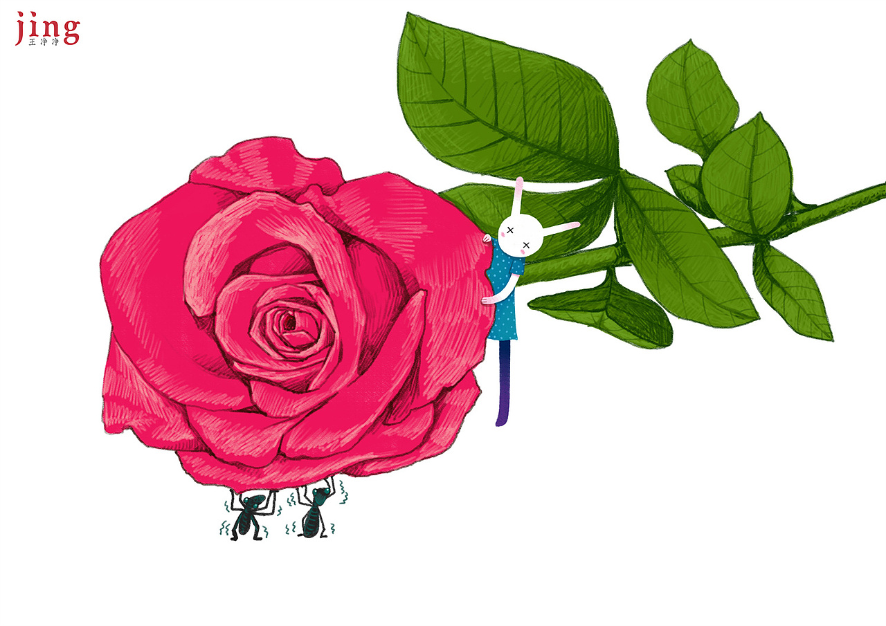 兔年插画合集 60幅艾玩兔横版壁纸插画（图ZMzEzNDI0NTA0） - 儿童插画 - 站酷设计师画儿晴天原创素材 - 站酷ZCOOL