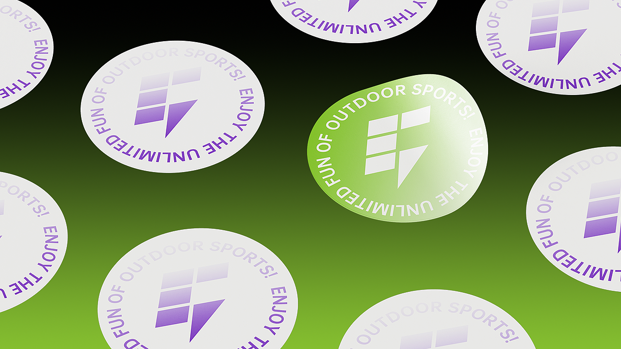 华景户外运动 服饰 LOGO vi设计 品牌设计