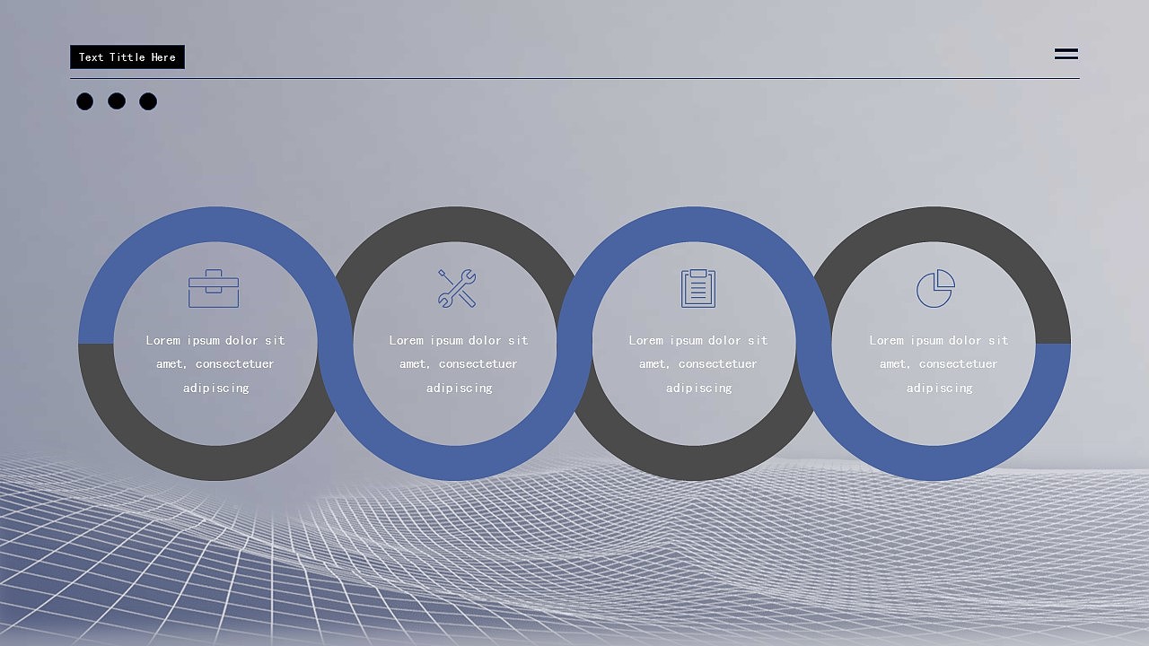 高端科技风商务年中工作总结汇报PPT模板