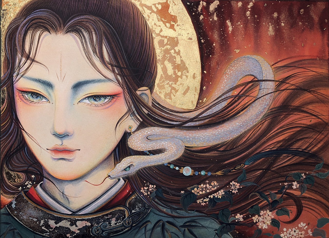 " br>《山海经》中记载,蓐收住在坳山,这山南面多美玉,北面多雄黄,在