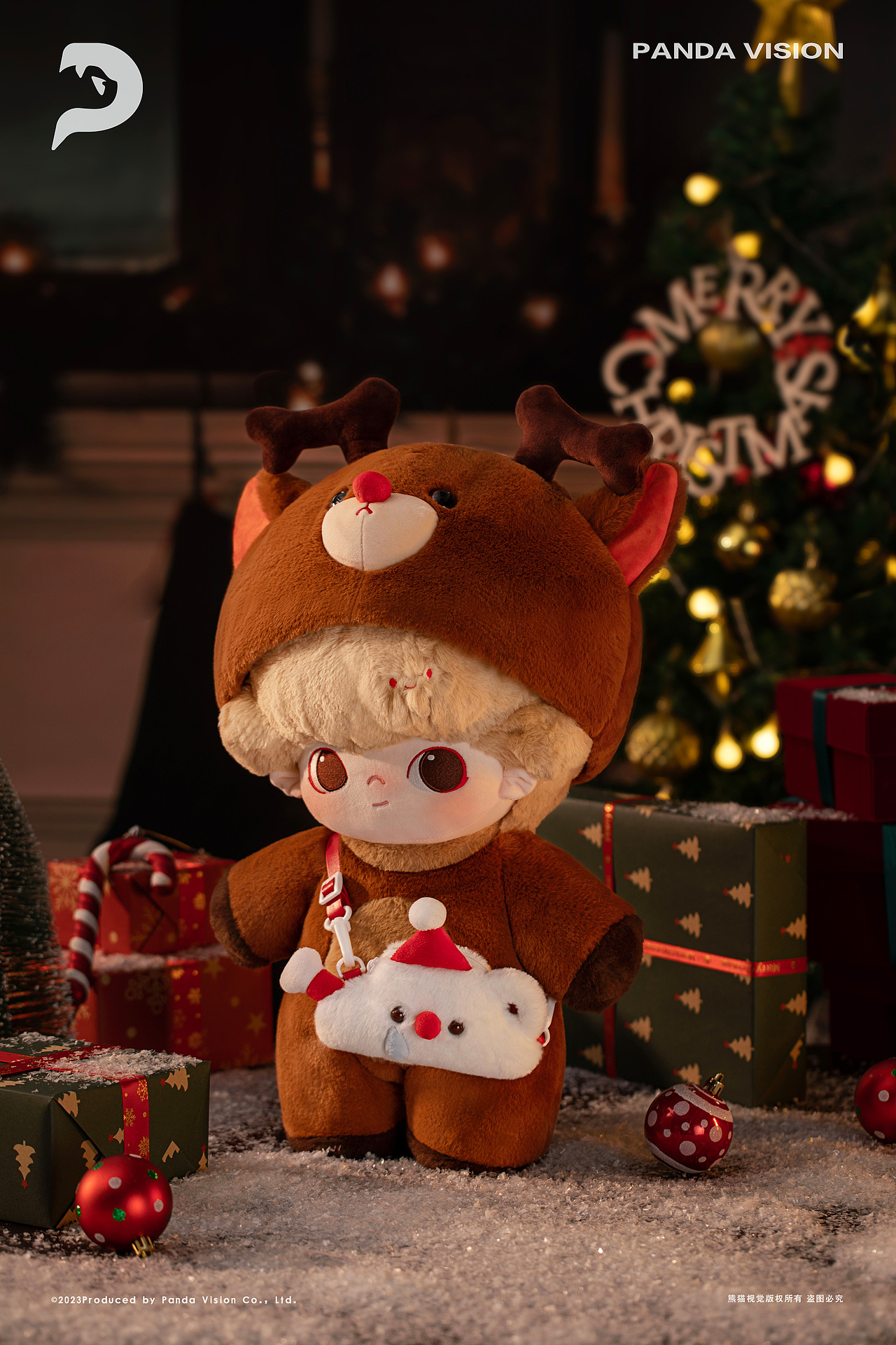 圣诞主题潮玩摄影｜泡泡玛特 X 熊猫视觉（图ZMzU2ODYwNzM2） - 产品摄影 - 站酷设计师熊猫视觉原创素材 - 站酷ZCOOL