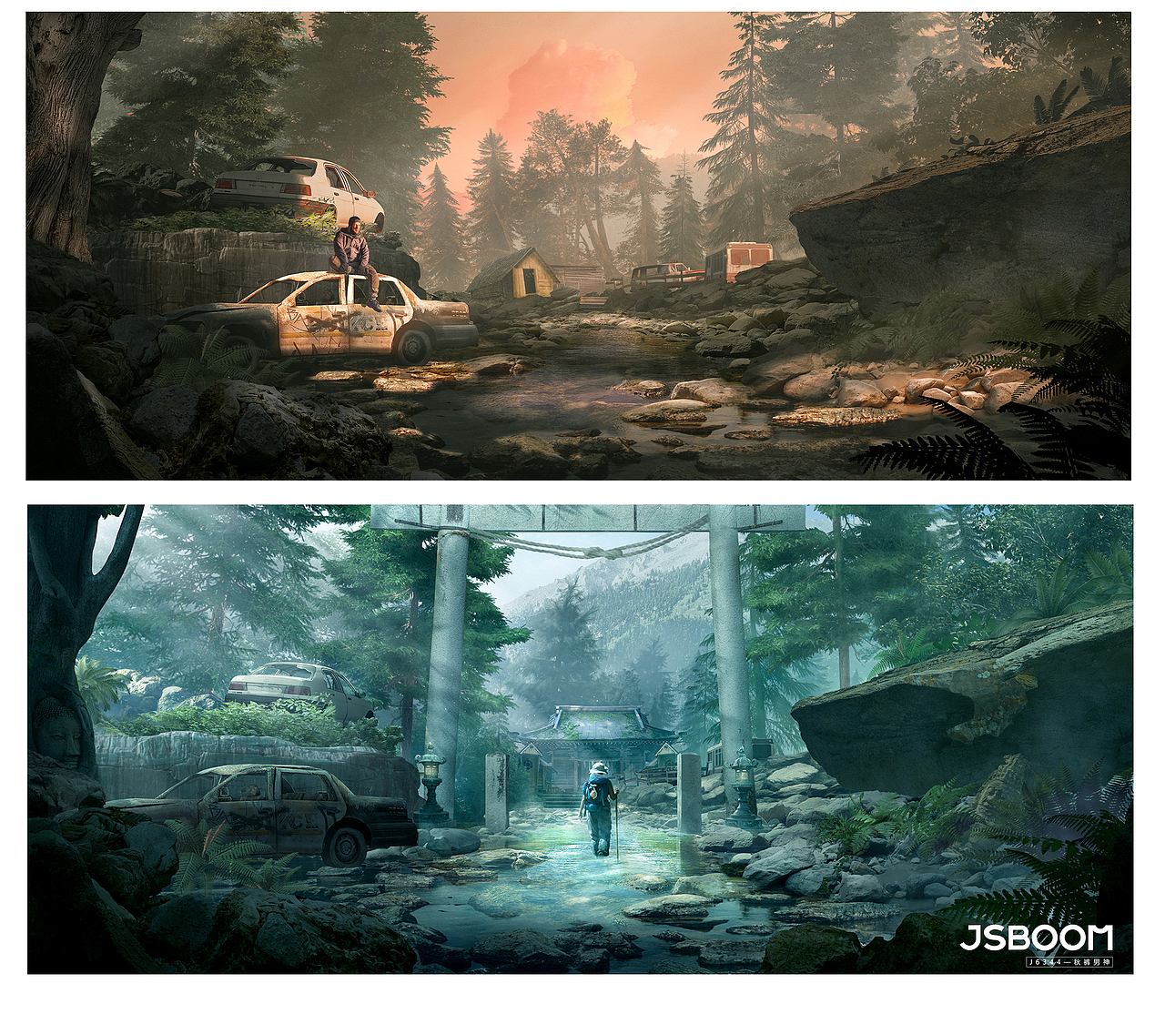 大型概念场景合成海报设计