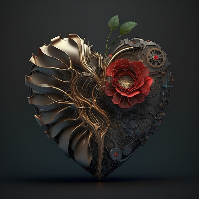 ai艺术, 高贵的心，人工智能绘画，需艺工作室