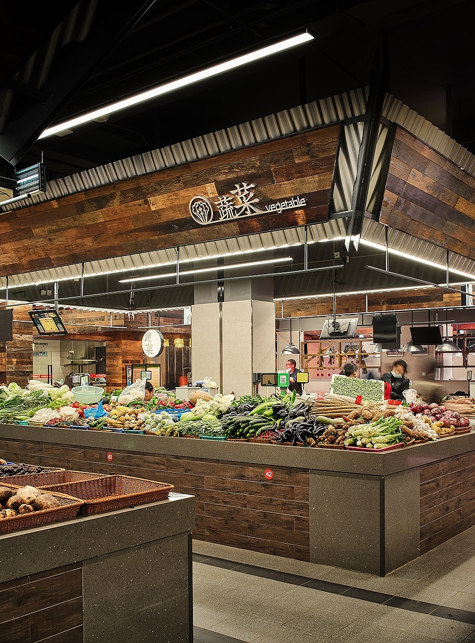 京墨设计分享——福明菜场（图ZMzAyNzUyNjM2） - 商业空间设计 - 站酷设计师上海京墨室内设计原创素材 - 站酷ZCOOL