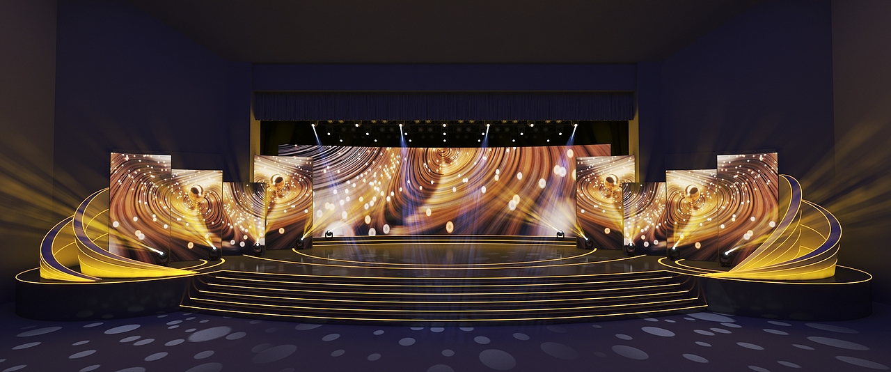 预算逐渐变少的舞美过程