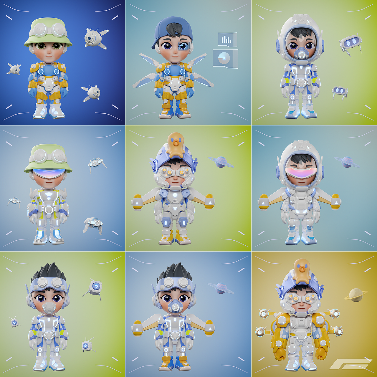 赛博宝贝-原创潮玩风NFT