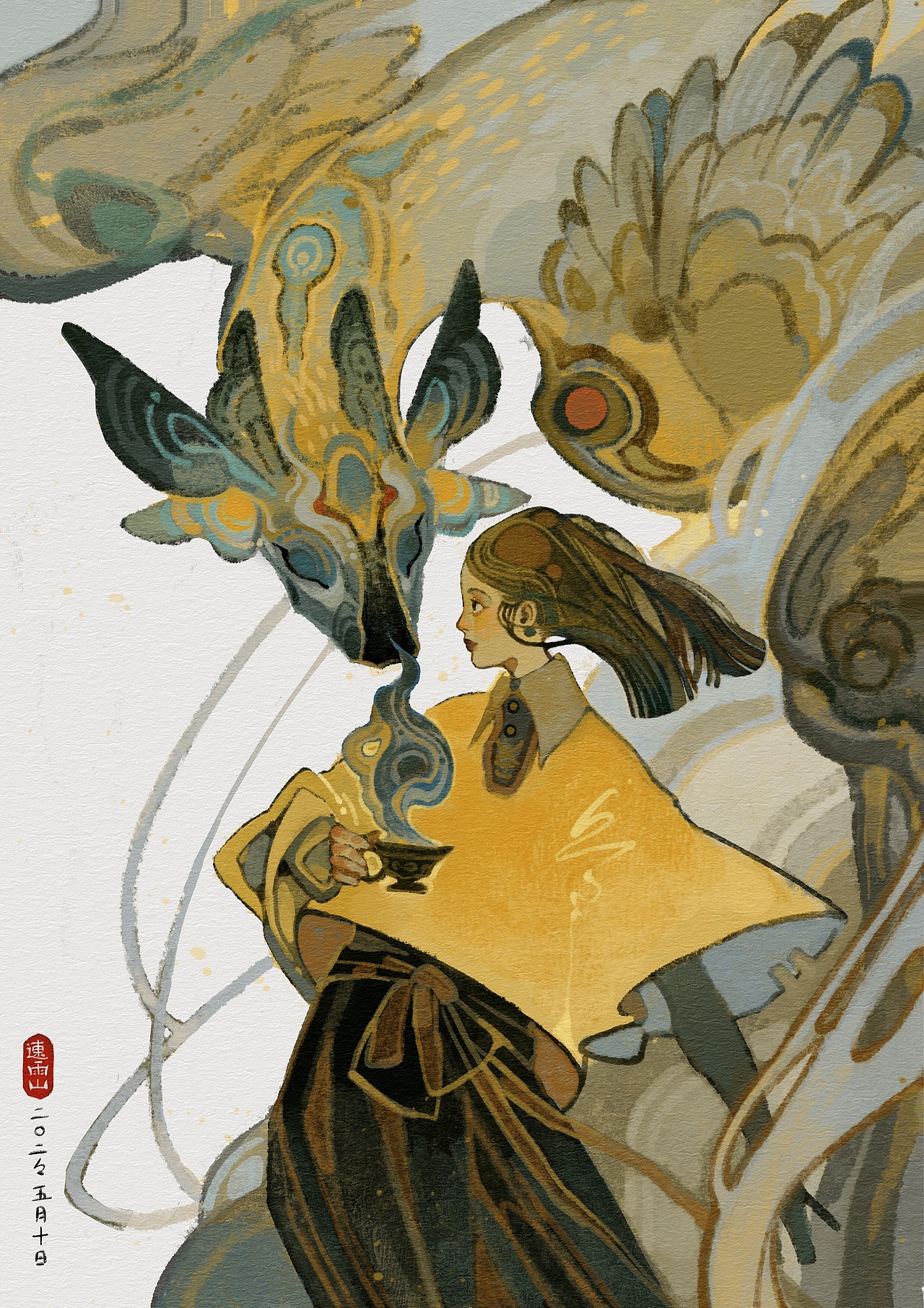 procreate日常合集（图ZMzIxOTE0MDc2） - 商业插画 - 站酷设计师连雨山原创素材 - 站酷ZCOOL