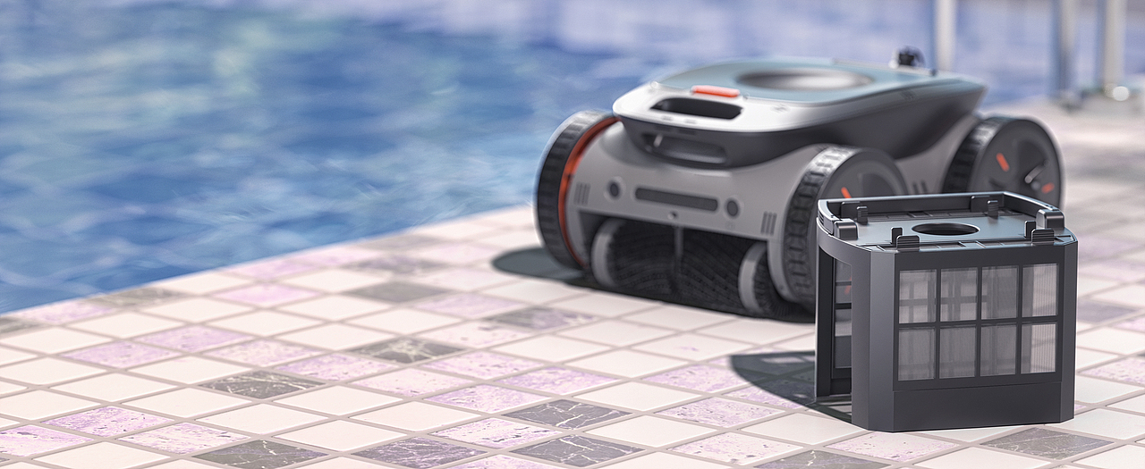 泳池机器人三维渲染详情页（图ZMzY3MzA3MTE2） - 产品 - 站酷设计师罗小亦原创素材 - 站酷ZCOOL