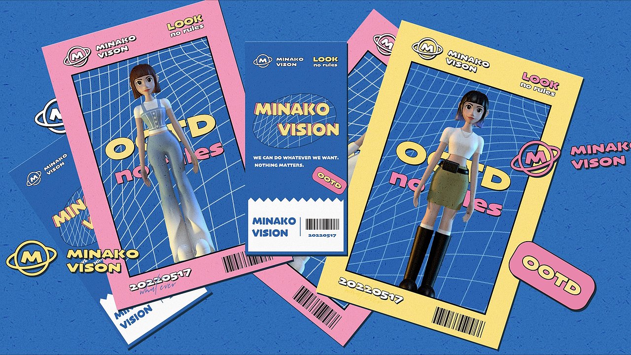3D人物设计|OOTD（图ZMzAyNjc5MTI0） - 人物/生物 - 站酷设计师minako插画分享原创素材 - 站酷ZCOOL