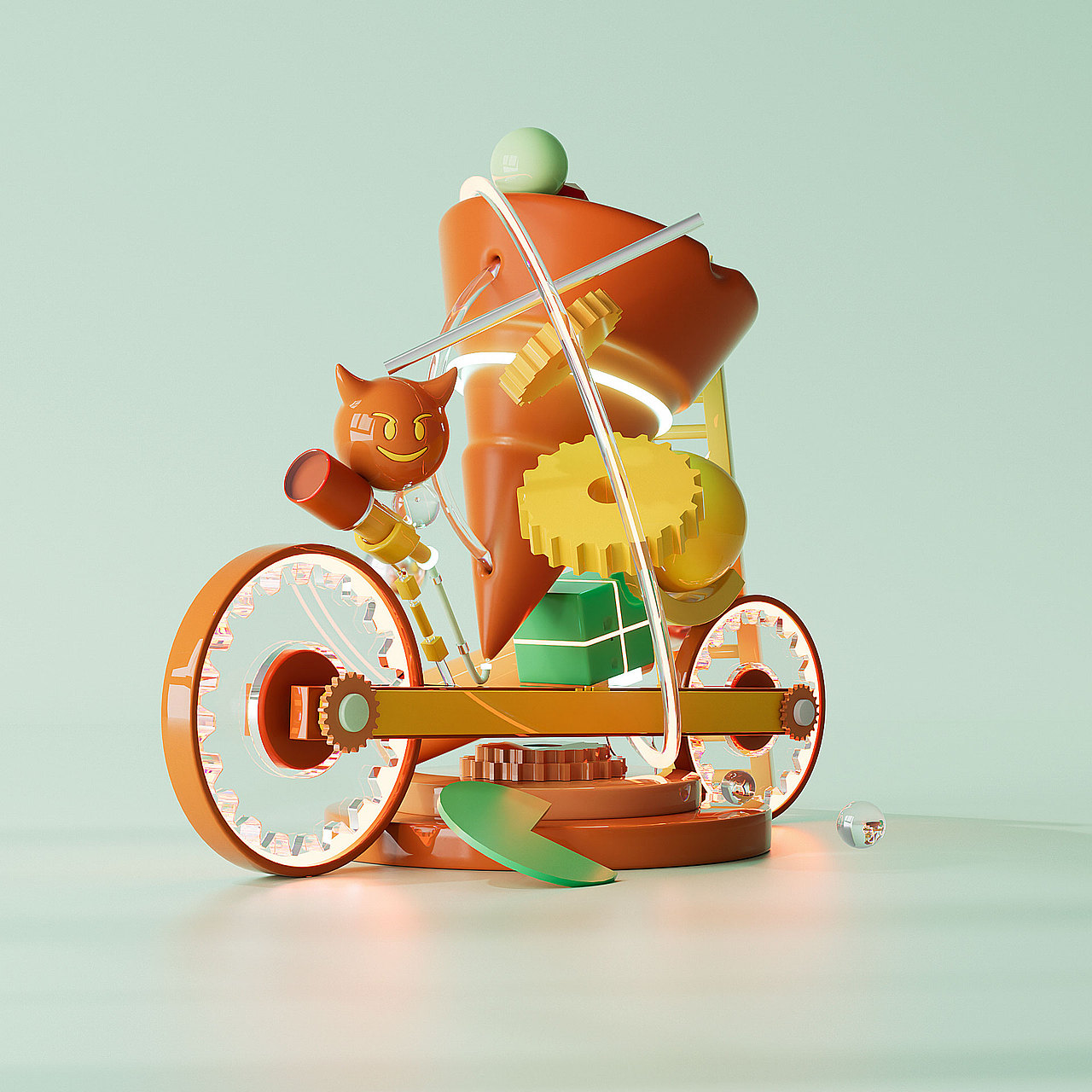 某童鞋的C4D课堂06期【学生作业一】