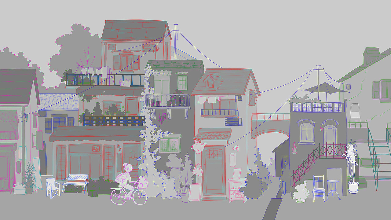 路过你的小镇（图ZMzcwMDY5MDA0） - 创作习作 - 站酷设计师静静的风原创素材 - 站酷ZCOOL