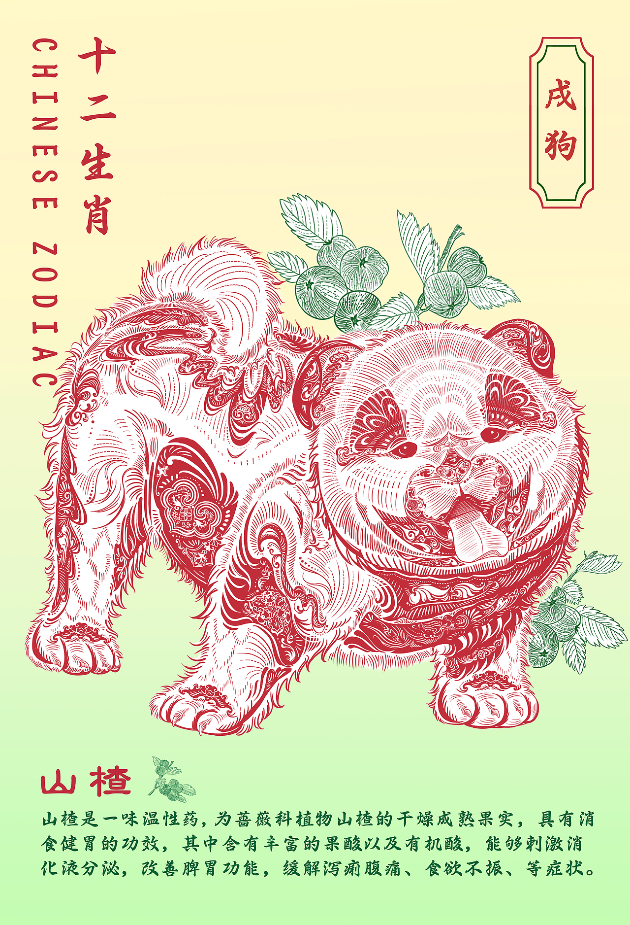 国潮十二生肖×中草药系列