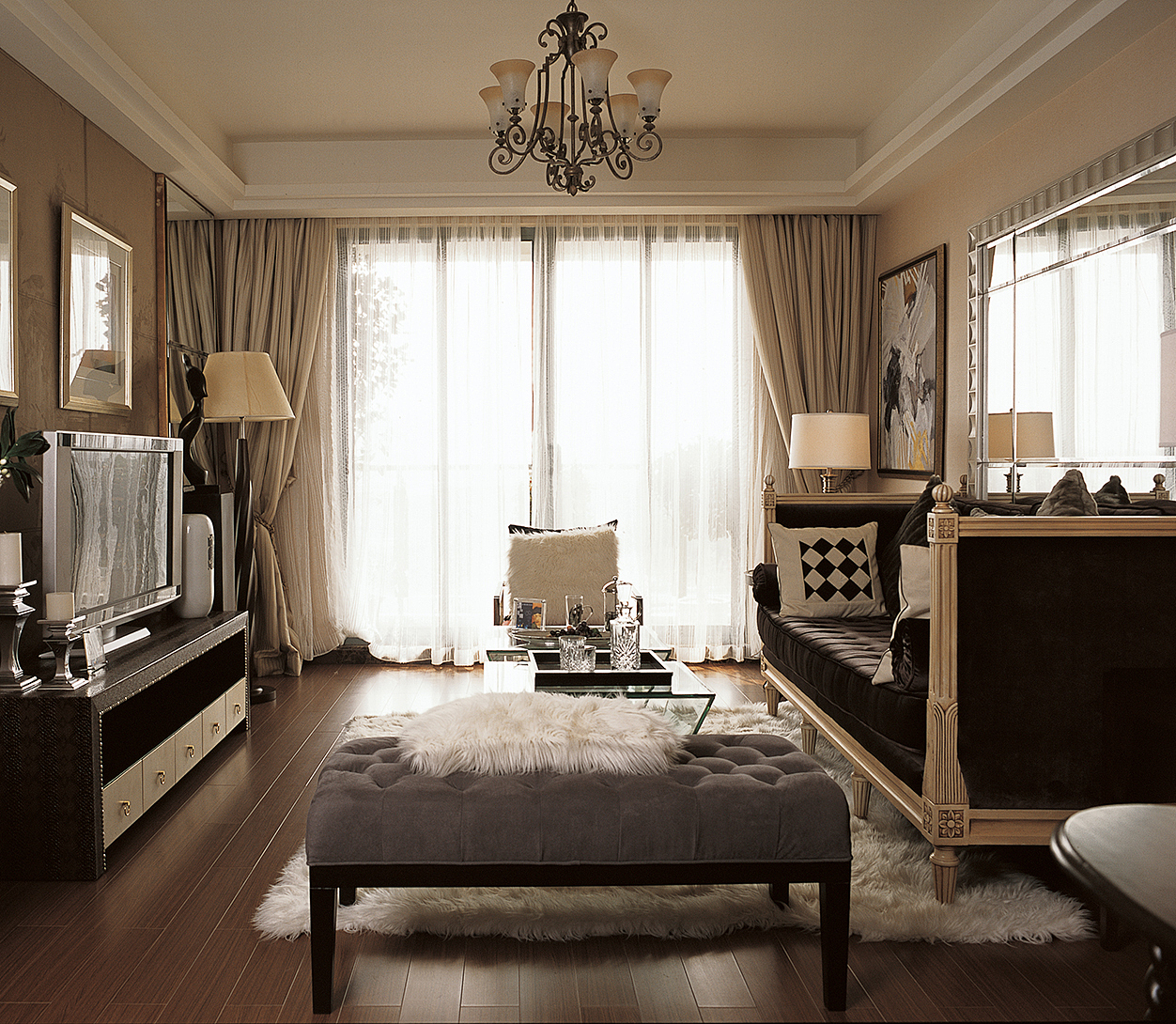 在上海，一个具有浓郁的海派风情的ART DECO住宅（图ZMzA4OTI3MjM2） - 家装设计 - 站酷设计师设计师高龙原创素材 - 站酷ZCOOL