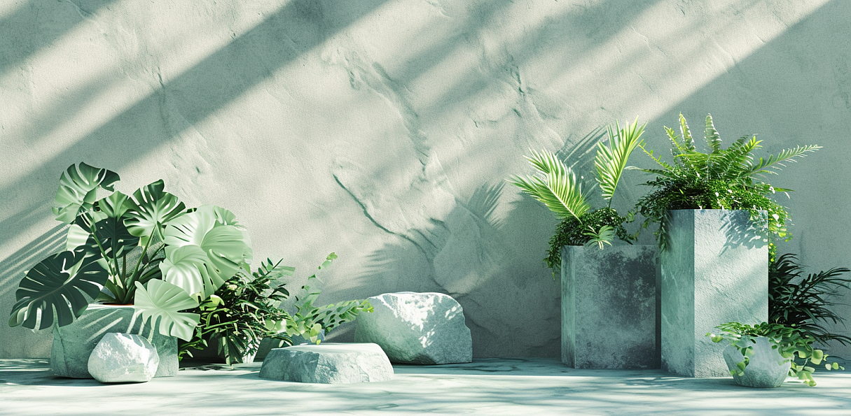 AI电商绿植展台