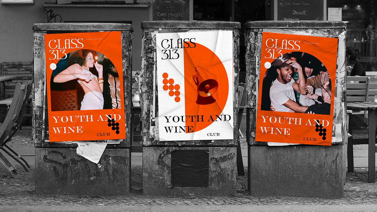 CLASS 313夜店酒吧品牌策划VI设计（图ZMzMyNTQ3Nzky） - 品牌 - 站酷设计师周咸咸原创素材 - 站酷ZCOOL