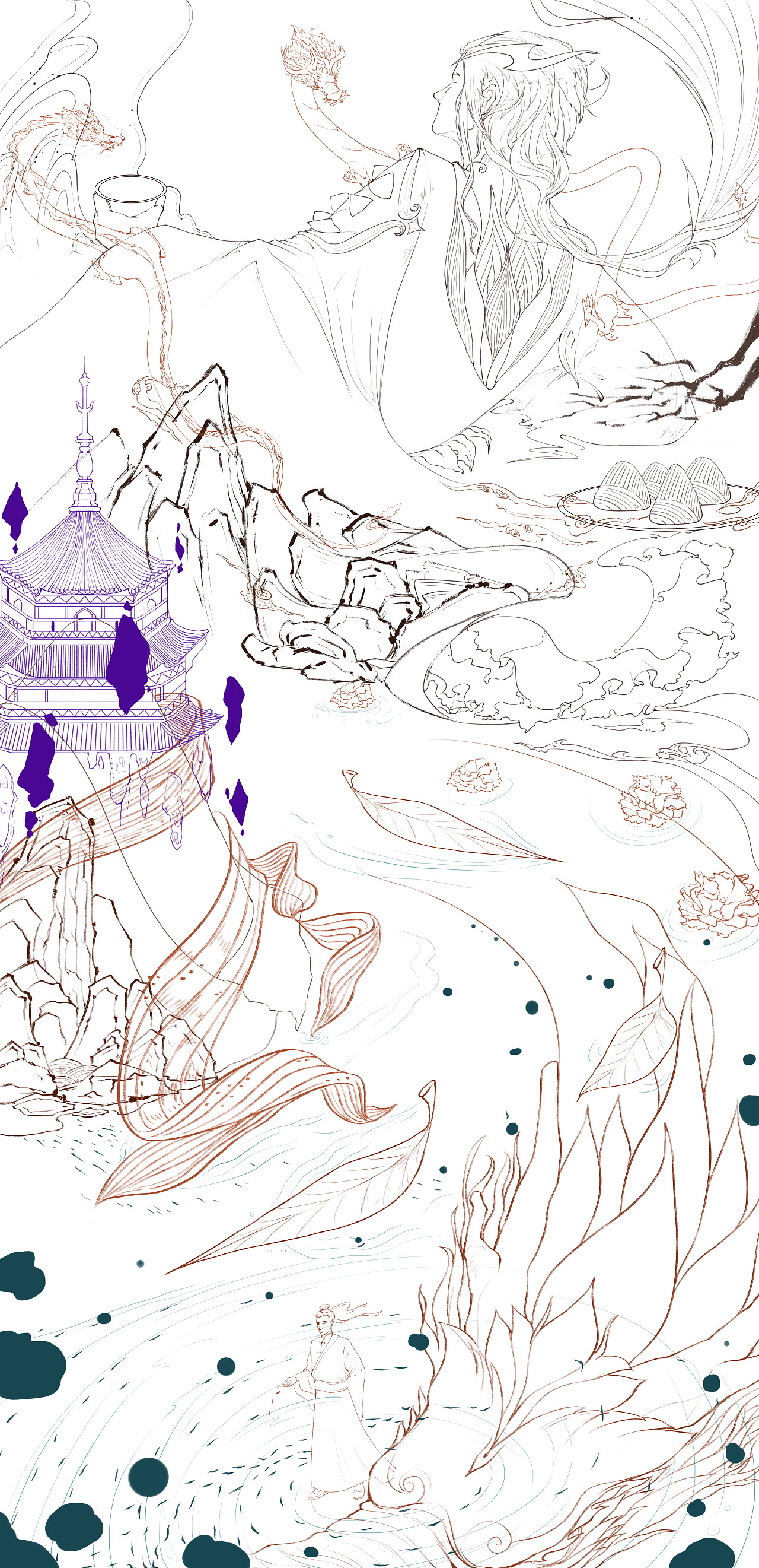 端午节插画