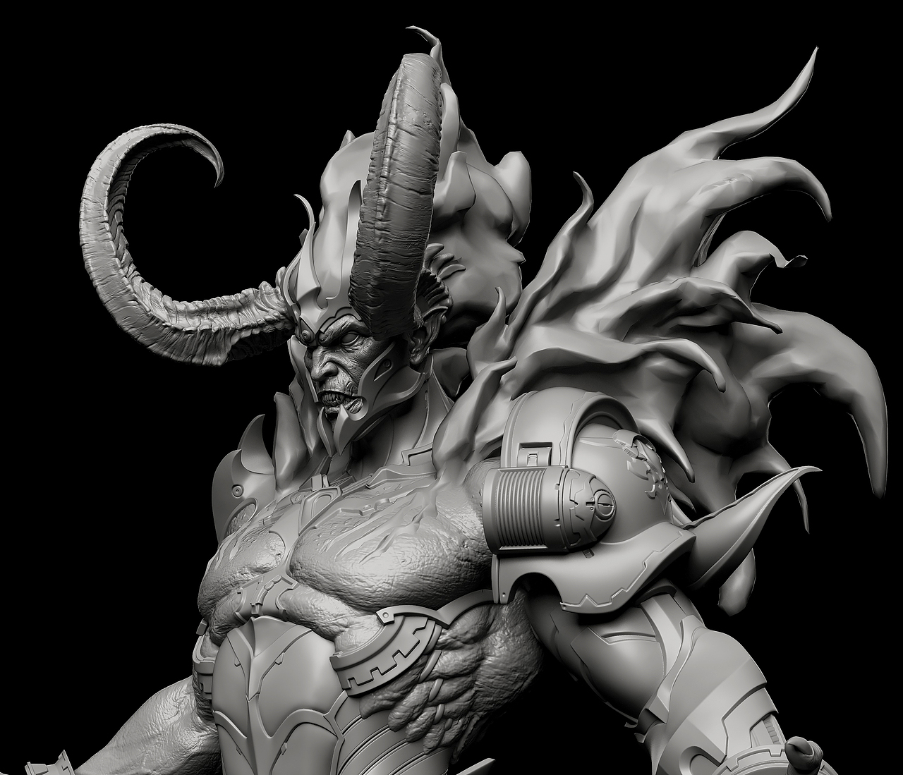 3D角色模型《Devil》（图ZMzM5MjYxMzAw） - 人物/生物 - 站酷设计师杜相伯原创素材 - 站酷ZCOOL